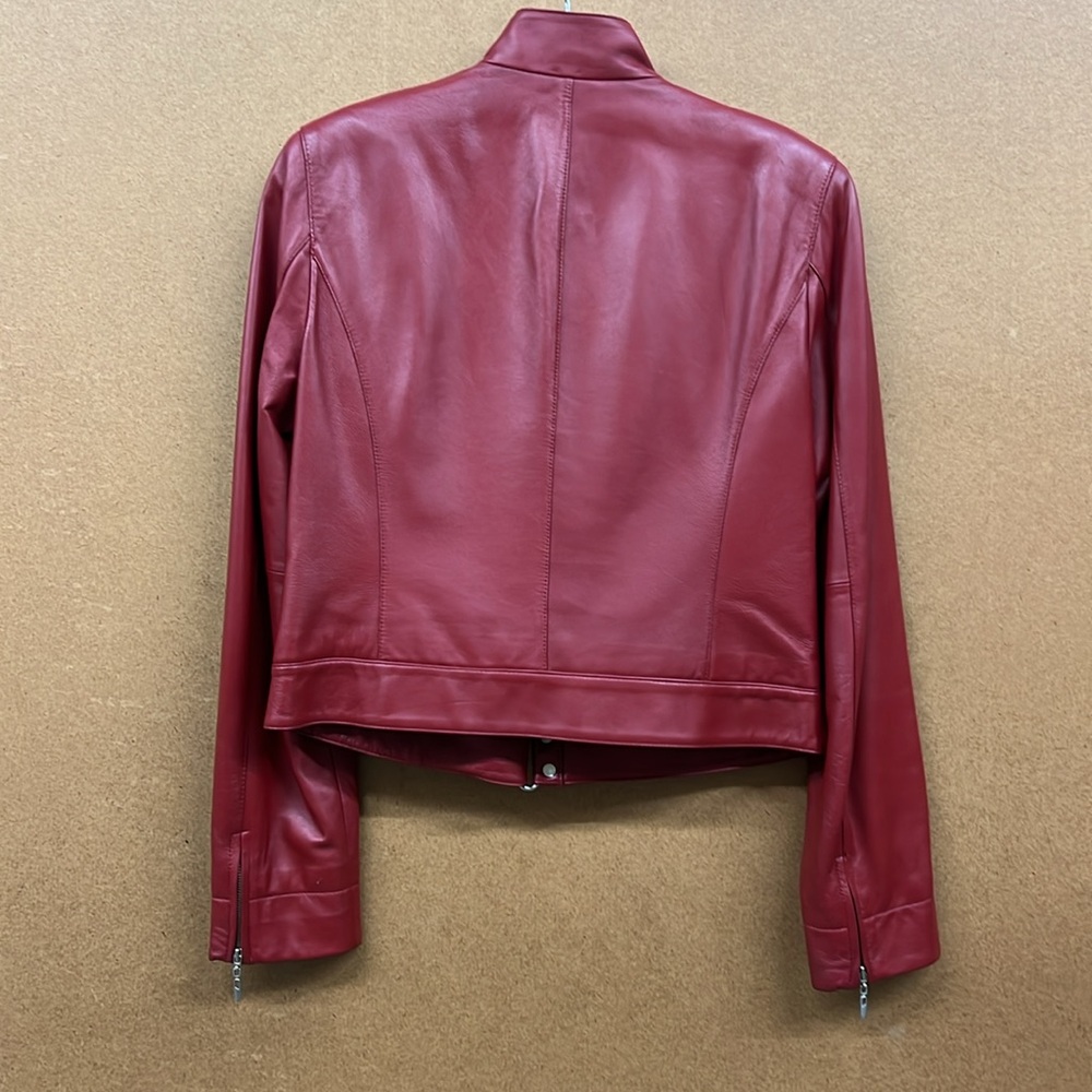 Be Red Leather Jacket - Picture 2 of 9